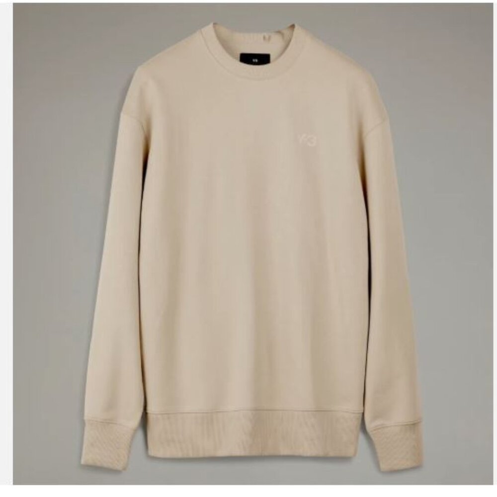 Y-3 French Terry Crew Sweater Clay Brown IV5581 adidas Sweatshirt Men's Size M